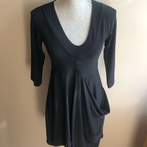 Sympli black drama dress